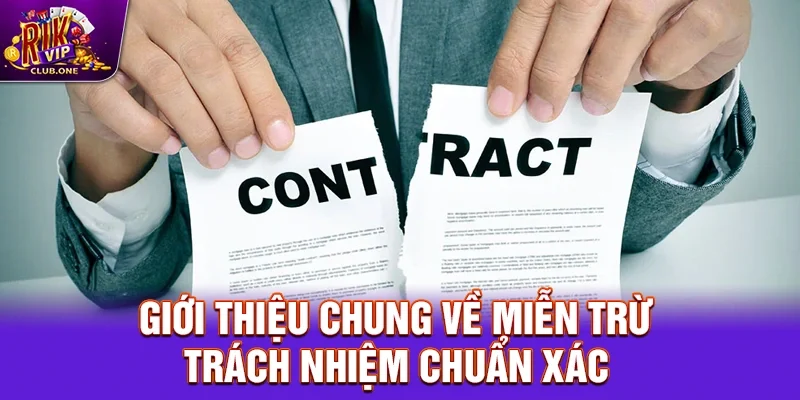 Giới thiệu chung về miễn trừ trách nhiệm chuẩn xác