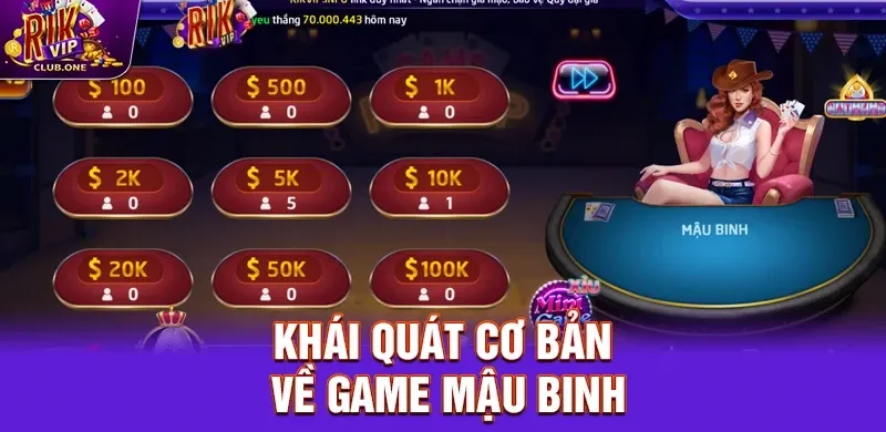 Khái quát cơ bản về game Mậu binh 
