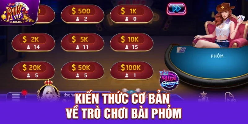 Kiến thức cơ bản về trò chơi bài Phỏm 