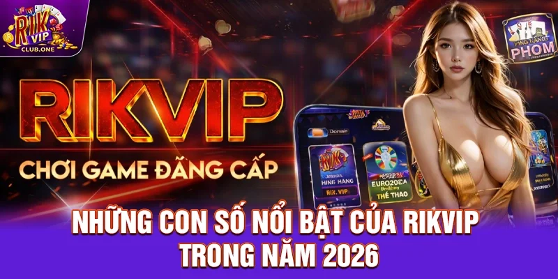Những con số nổi bật của Rikvip trong năm 2026