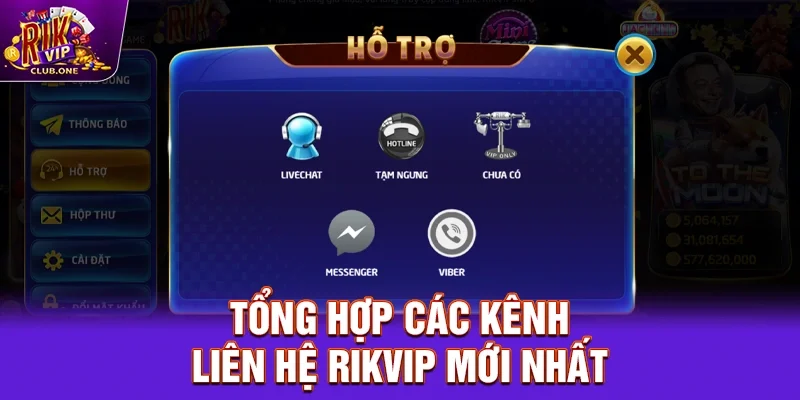 Tổng hợp các kênh liên hệ Rikvip mới nhất